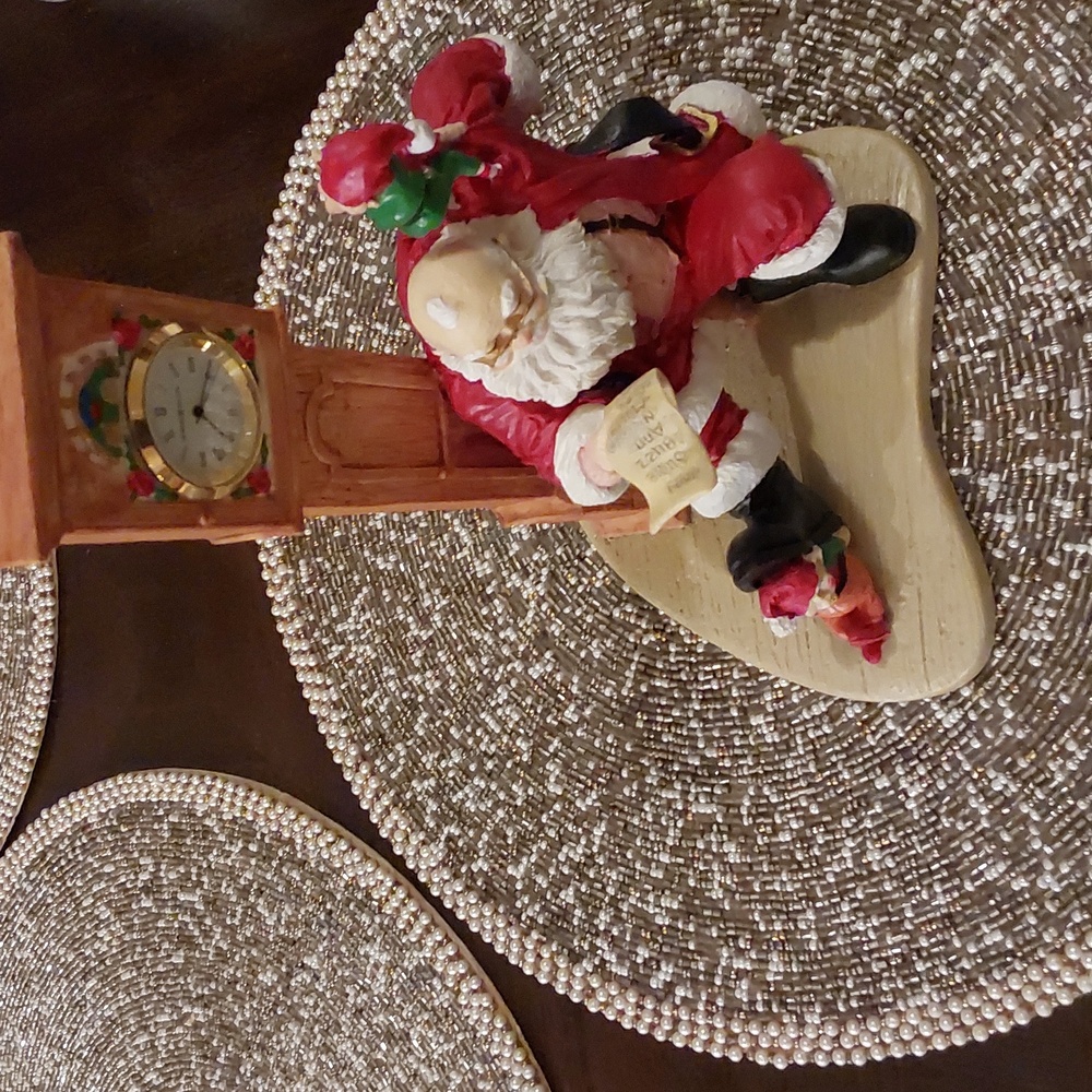 Vintage Howard Miller Limited Edition 1995 Checkin' It Twice Clock